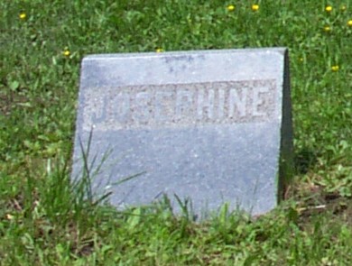 Gravestone of Josephine Hilbert Voegele